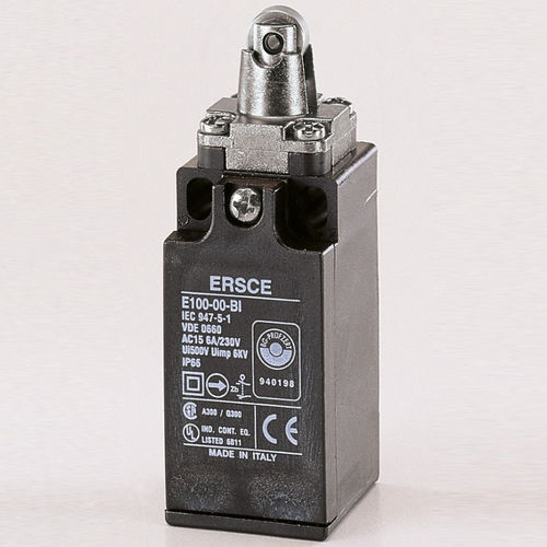 Contatto di fine corsa per attuatore - E10000BI - BREMAS BETTER SWITCHES - IP66 / di sicurezza / con pistone a rotella