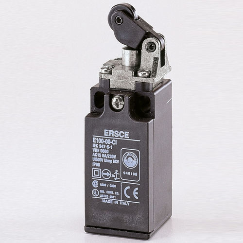 Contatto di fine corsa per attuatore - E10000CI - BREMAS BETTER SWITCHES - IP66 / di sicurezza / con leva a rullo