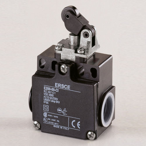Contatto di fine corsa per attuatore - E20000CI - BREMAS BETTER SWITCHES - di sicurezza / con leva a rullo / ad uso industriale