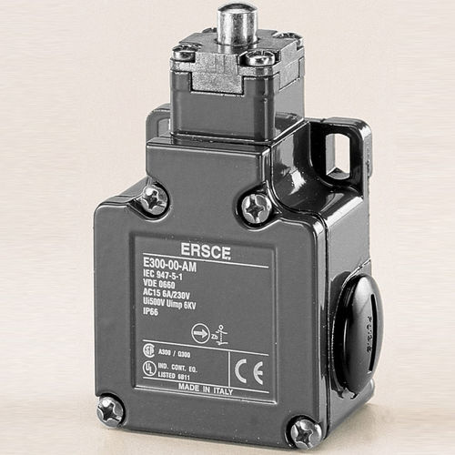 Contatto di fine corsa per attuatore - E30000AM - BREMAS BETTER SWITCHES - IP66 / di sicurezza / con stantuffo