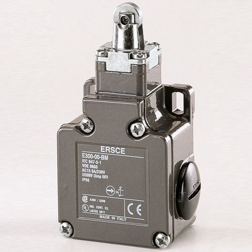 Contatto di fine corsa per attuatore - E30000BM - BREMAS BETTER SWITCHES - IP66 / di sicurezza / con pistone a rotella