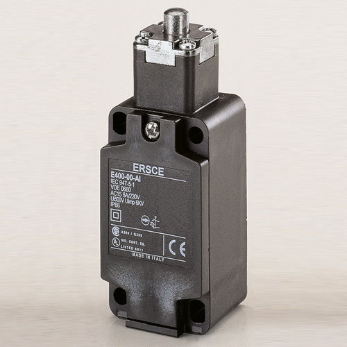 Contatto di fine corsa per attuatore - E40000AI - BREMAS BETTER SWITCHES - IP66 / di sicurezza / con stantuffo