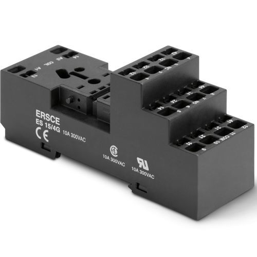 Zoccolo per relè - ES154GCNER - BREMAS BETTER SWITCHES