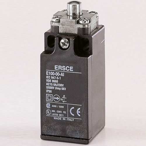 Contatto di fine corsa per attuatore - E10001AI - BREMAS BETTER SWITCHES - IP66 / di sicurezza / con stantuffo