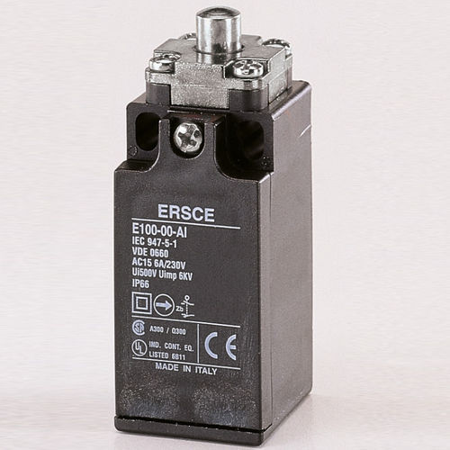 Contatto di fine corsa per attuatore - E10001AM - BREMAS BETTER SWITCHES - IP66 / di sicurezza / con stantuffo