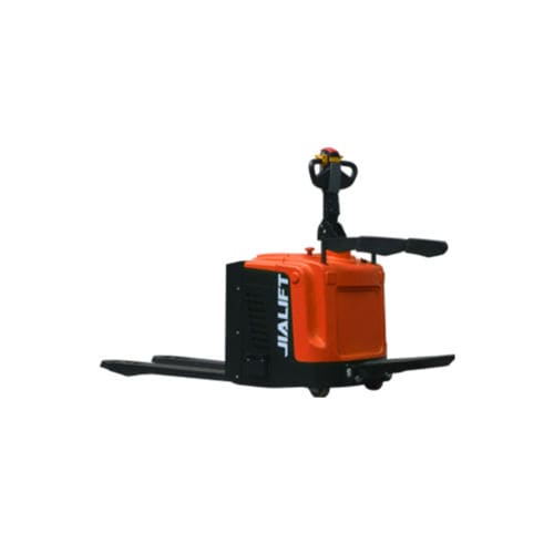 Transpallet elettrico - SL series - Zhejiang Jialift Warehouse Equipment Co., Ltd - con piattaforma per conducente / 24 V / compatto