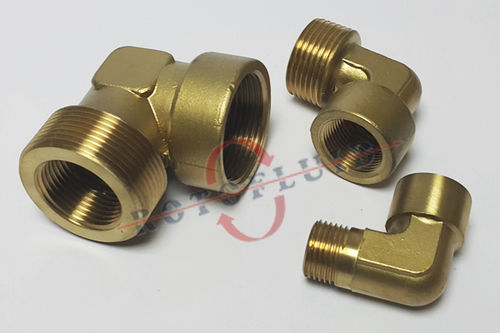 Raccordo idraulico - esz makina - ad avvitamento / gomito a 90° / in ottone