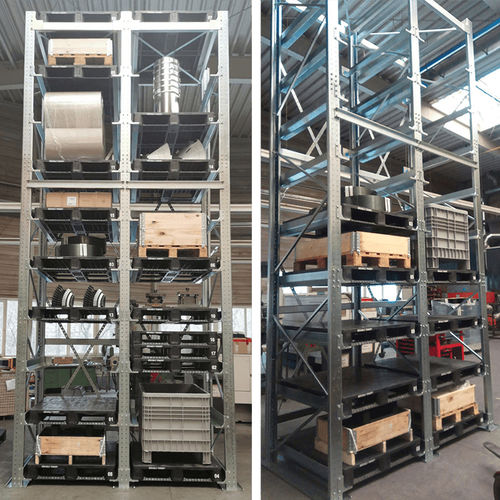 Scaffalatura cantilever - Böckelt - modulare / per carichi pesanti / per scatole