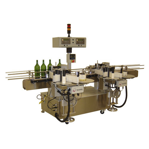 Etichettatrice automatica - Quadrel Labeling Systems - per bottiglie / per applicazione sulla parte superiore del prodotto / per l'industria vinicola