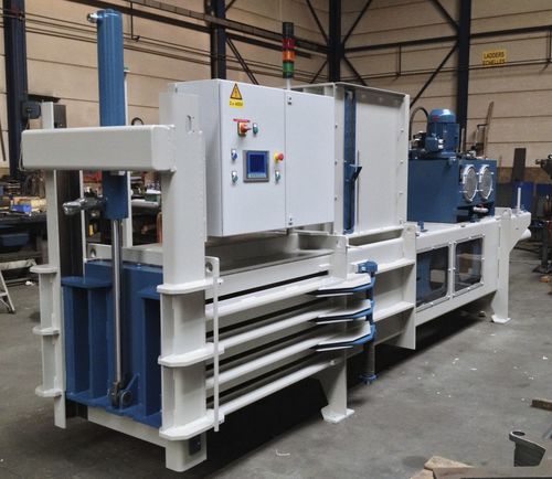 Pressa imballatrice per tessili - HM - Valvan Baling Systems NV - orizzontale / a carico dall'alto / a canale