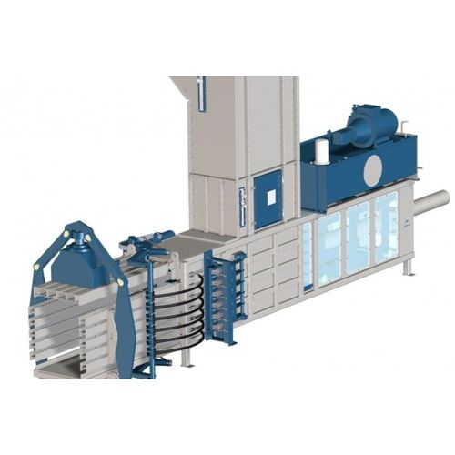 Pressa imballatrice per plastica - C75S1500L - Valvan Baling Systems NV - per tessili / per rifiuti / orizzontale
