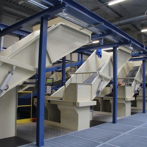 Sistema di smistamento automatico - Valvan Baling Systems NV - per scatole / per trasportatore / per tessili