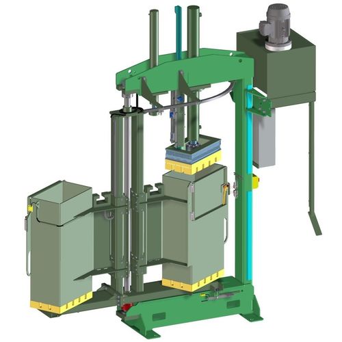 Pressa imballatrice per tessili - VVH40C-DSK - Valvan Baling Systems NV - verticale / a carico frontale