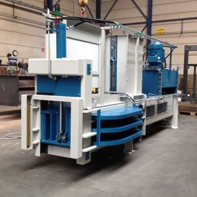 Pressa imballatrice per tessili - HS - Valvan Baling Systems NV - orizzontale / a carico dall'alto / a canale