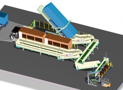 Sistema di scarico per camion - Valvan Baling Systems NV - automatico