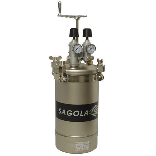 Serbatoio per pittura - 6110 INOX - SAGOLA S.A.U. - in acciaio inossidabile / industriale / verticale