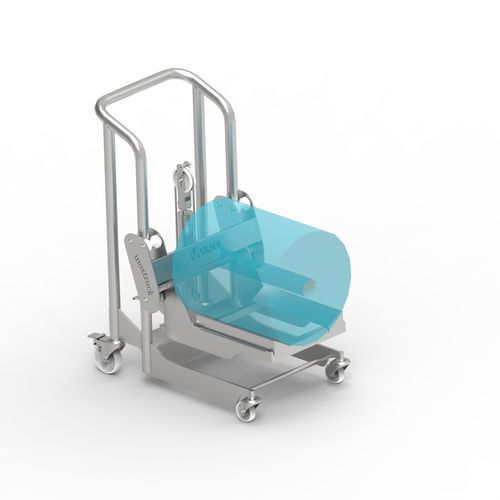 Carrello per movimentazione - MRS400 - Inoxtruck - in acciaio inossidabile / portabobina