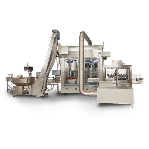Macchina di riempimento rotativa - HEMA SENSI - SYNERLINK - automatica / per bottiglie / per vasetti