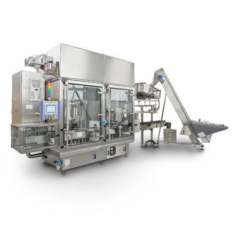 Riempitrice automatica - HEMA VOLUF - SYNERLINK - per bottiglie / per prodotti densi / per sugo