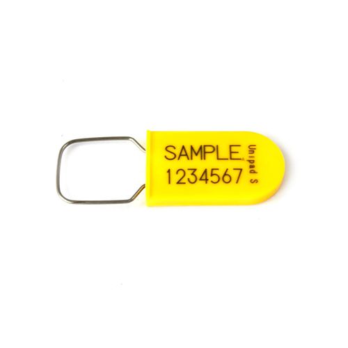 Sigillo di sicurezza in polipropilene - Unipad S - Universeal (UK) Ltd - in metallo / per lucchetto / per cassette