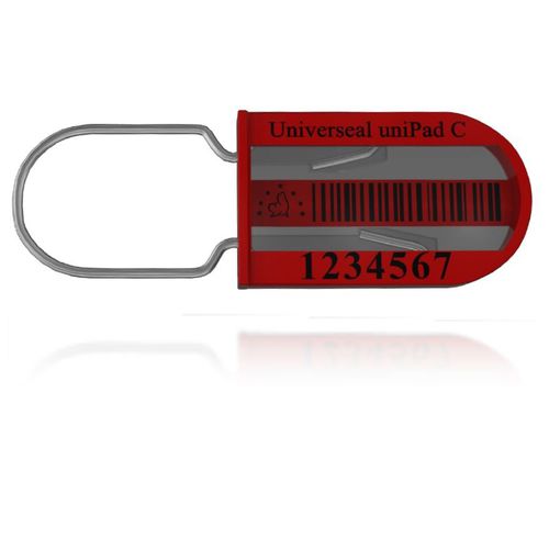Sigillo di sicurezza in metallo - Unipad C - Universeal (UK) Ltd - in plastica / per lucchetto / per cassette