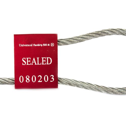 Sigillo a cavo ad alta sicurezza per container - Flexigrip 500M - Universeal (UK) Ltd