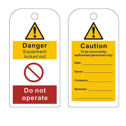Etichetta con motivo stampato - UVLOC-LT01 - Universeal (UK) Ltd - di sicurezza / regolamentare / in PVC