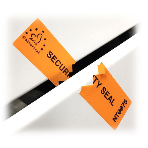 Etichetta a trasferimento termico - UV003-S-EBNRES-O - Universeal (UK) Ltd - di sicurezza / adesiva / antimanomissione