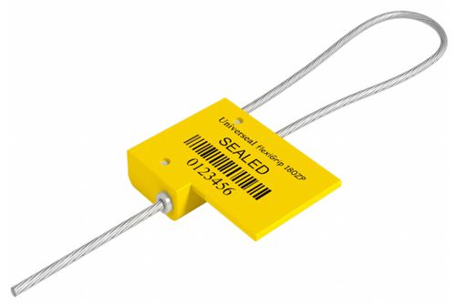 Sigillo a cavo di sicurezza in metallo - Flexigrip 180ZP - Universeal (UK) Ltd - in plastica ABS / per container
