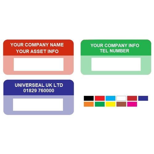 Etichetta di identificazione - UVLBLWS - Universeal (UK) Ltd - impermeabile / con motivo stampato / adesiva