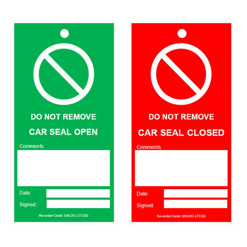 Etichetta a tenuta stagna - UVLOC-LTCS - Universeal (UK) Ltd - con motivo stampato / di sicurezza / per auto
