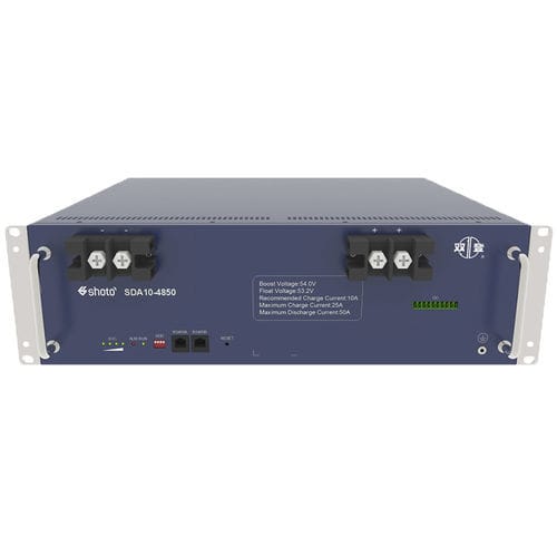 Sistema di batterie a ioni di litio - SDA10 series - Shoto / Shuangdeng Group Company Limited - a blocco / 48 V / per apparecchio di telecomunicazione