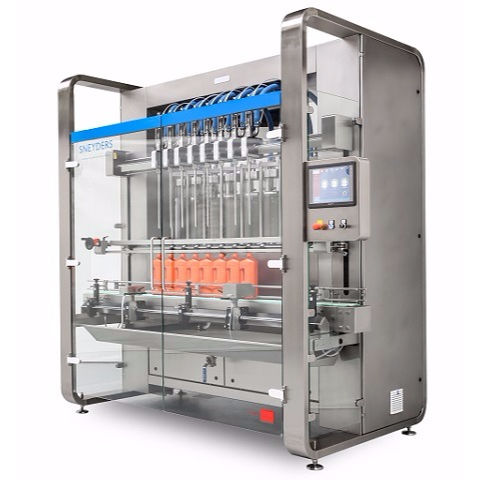 Riempitrice lineare - SCALDIS - SNEYDERS - automatica / per bottiglie / per bidone