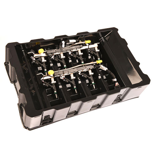 Portapezzi accatastabile - Stäger Verpackungen GmbH - incastrabile / antistatico / per pezzo singolo