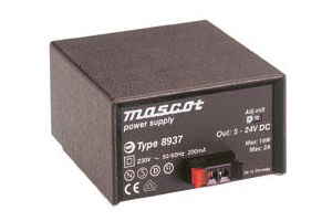 Alimentatore elettrico da tavolo - 18 W, 5 - 24 V | 8937  - Mascot - AC/DC / regolabile