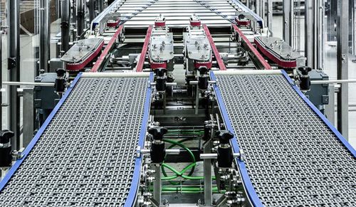 Trasportatore a nastro - Carpentier Packaging GmbH - a rulli / a catena / di distribuzione