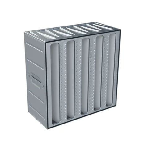 Filtro per alte temperature - Absolute V HT120 series - Camfil - ad aria / a tasca / in fibra di vetro