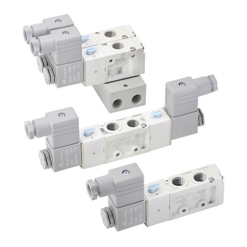 Distributore pneumatico a cassetto - MVSC-220 - Mindman Industrial - azionato tramite solenoide / a 3/2 vie / a 5/2 vie