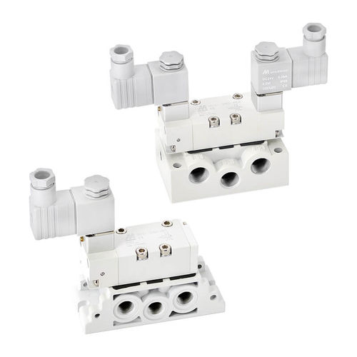 Distributore pneumatico a cassetto - MVSI-260 - Mindman Industrial - azionato tramite solenoide / a 5/2 vie / a 5/3 vie