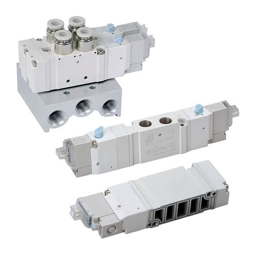 Distributore pneumatico a cassetto - MVSY-156 - Mindman Industrial - azionato tramite solenoide / a 5/2 vie / a 5/3 vie