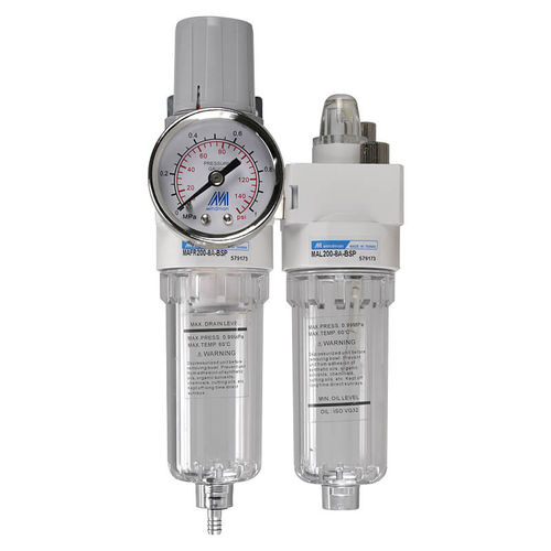 Filtro regolatore lubrificatore per aria compressa - MACP200L - Mindman Industrial