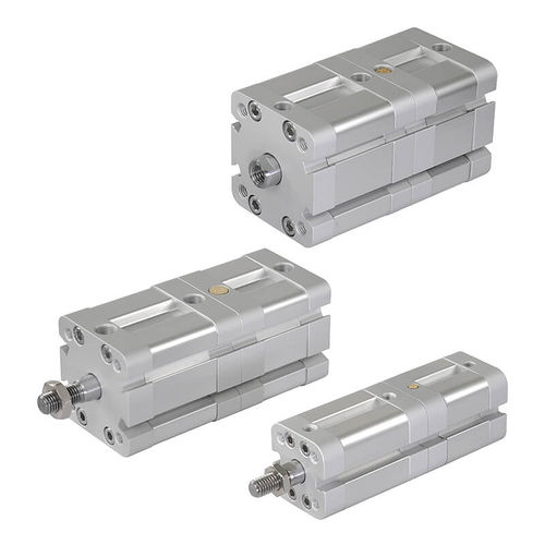 Attuatore pneumatico - MCJI-3 - Mindman Industrial - lineare / a doppio effetto / multiposizione