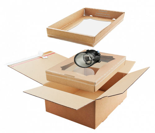 Imballaggio in cartone ondulato - EASYSNAP - DREI V GmbH - per movimentazione / pieghevole