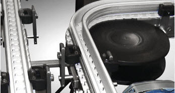 Trasportatore a catena - EURO-flex 55 - Euroflex GmbH - orizzontale / verticale / da trasporto