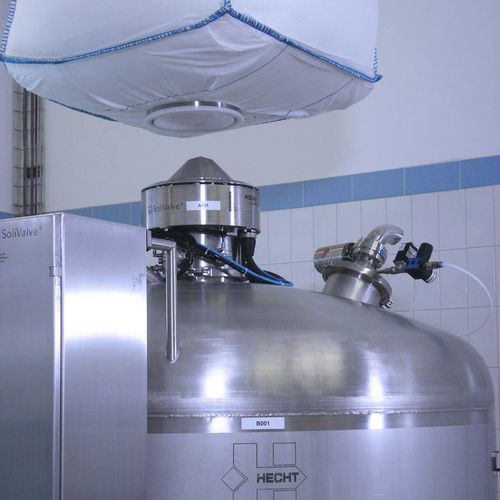 Valvola per big bag - SoliValve® - Hecht Technologie GmbH - per solido / di riempimento / a getto cavo