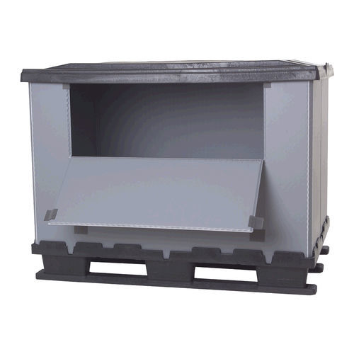 Cassa-pallet pieghevole - K4 - Kiga GmbH - in plastica / di stoccaggio / da trasporto