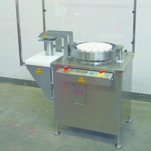 Porzionatrice per formaggio a pasta molle - KMS 450 - Maschinenbau Heinrich Hajek - a pasta dura / a filo / automatica