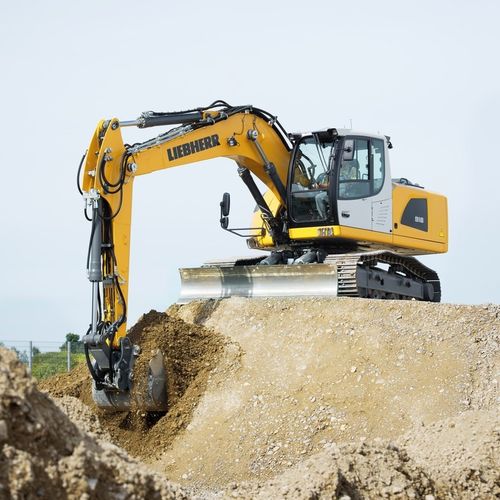Escavatore intermedio - R 918 - Liebherr Excavators - cingolato / Tier 4 intermedia / per cantiere di costruzione