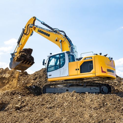 Escavatore intermedio - R 924  - Liebherr Excavators - cingolato / Tier 3 / per cantiere di costruzione