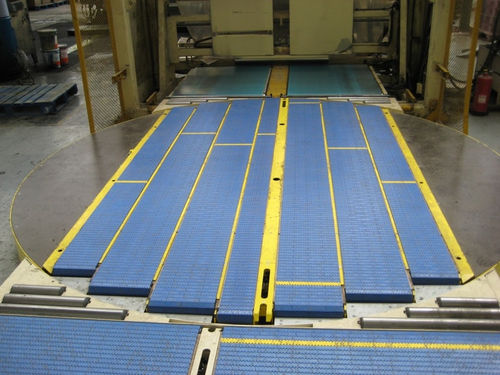Tavola girevole azionata a motore - MINDA Industrieanlagen GmbH - per trasportatore